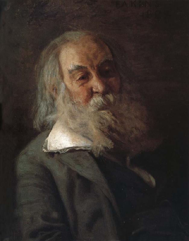 Thomas Eakins The Portrait of Walt Whitman